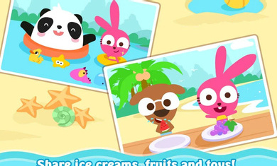 泡泡兔夏日海滩 泡泡兔夏日海滩