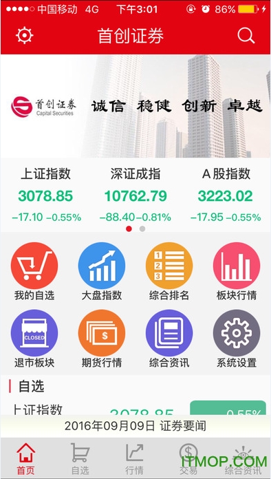 首创证券手机炒股苹果版