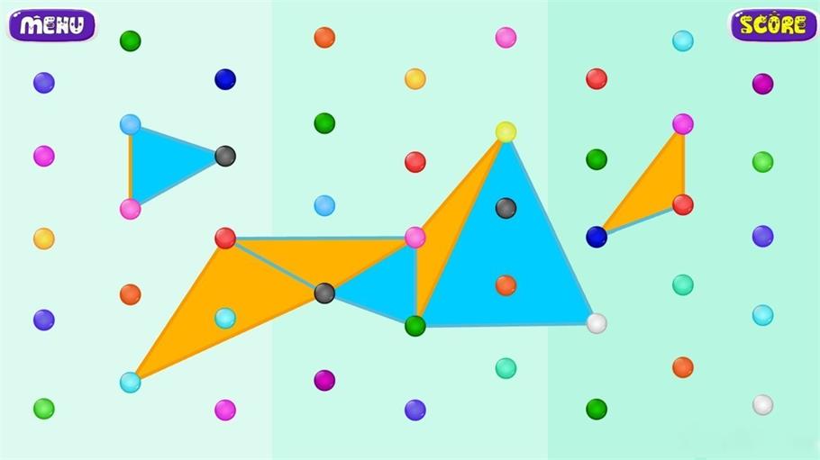 三角形线点(TriangleLineDot)