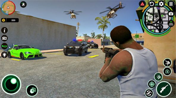 王牌追捕军队(Police Chase Gangster Open World)