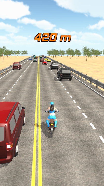 自行车公路赛车手免费版(Bike Highway Racer)
