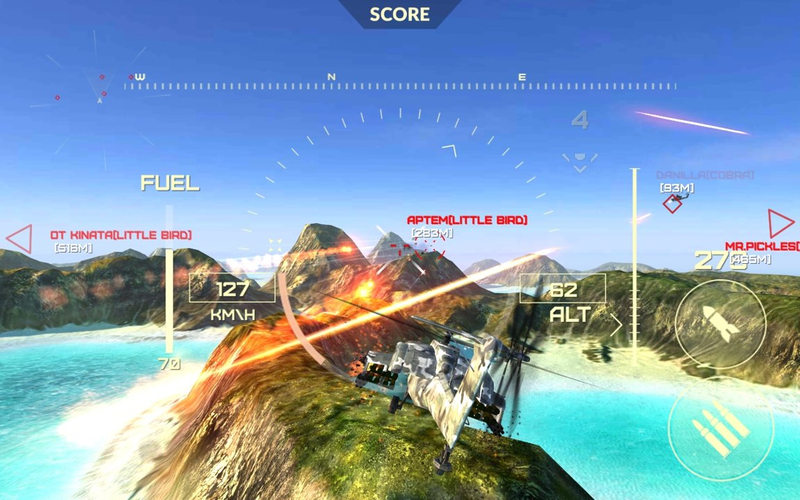 WorldofGunships(网络世界的武装直升机游戏)