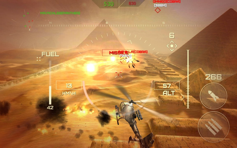 World of Gunships(网络世界的武装直升机游戏)