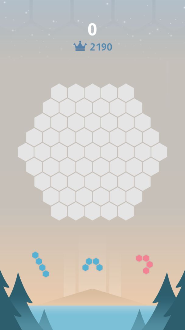 方块:六边形拼图