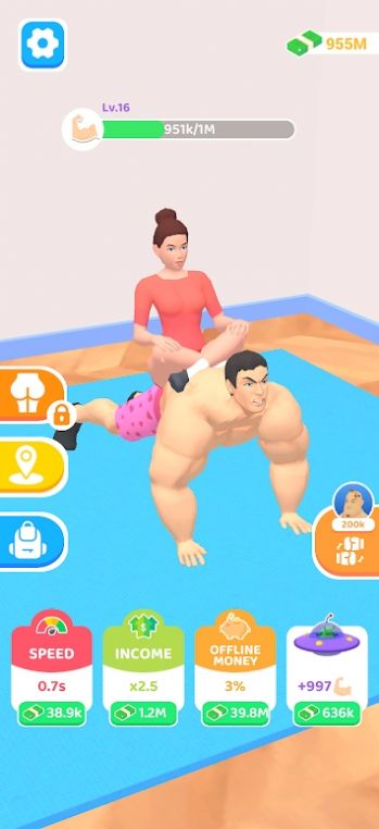 放置俯卧撑Idle Push Up