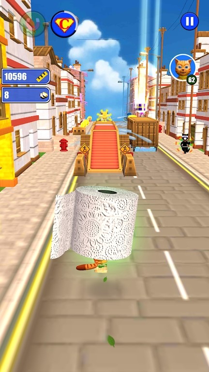 Toilet Paper Cat Run(厕纸猫跑)