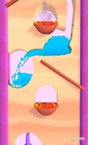 挖沙导水(Push Liquid)