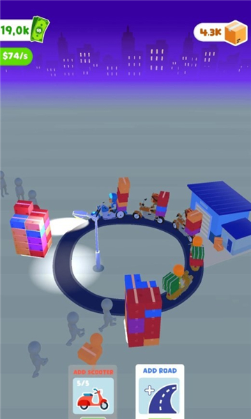 快递循环圈Delivery 3D ASMR