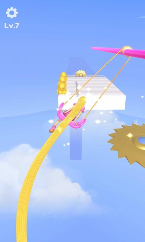 hair challenge run game长发公主赛跑游戏