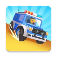 儿童恐龙警车