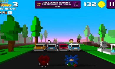 小鸡跳跃：疯狂的交通