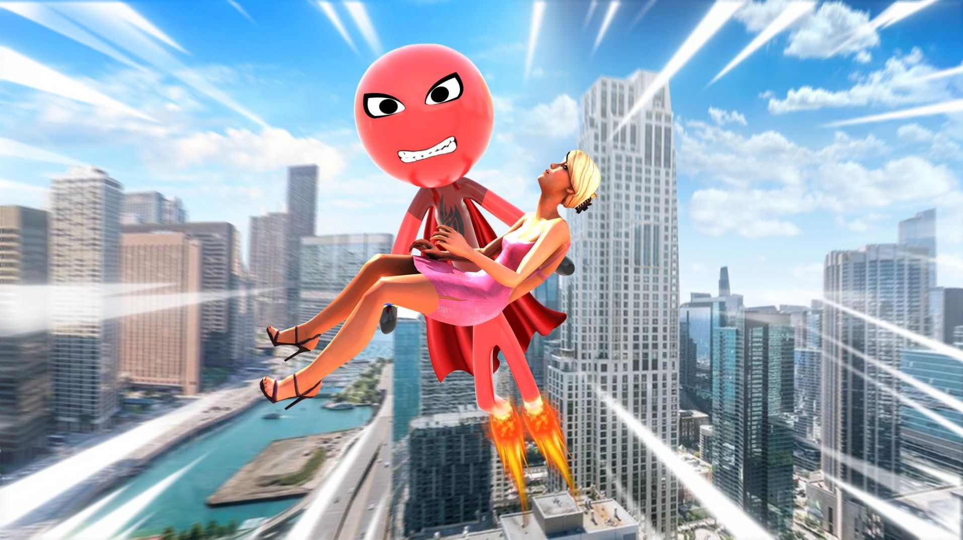 火柴人飞行战士stickmanflyinghero