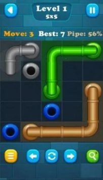 水管连接挑战小游戏(Connect Pipe)