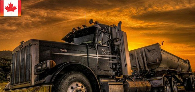 加拿大的卡车司机