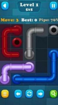 水管连接挑战小游戏(Connect Pipe)