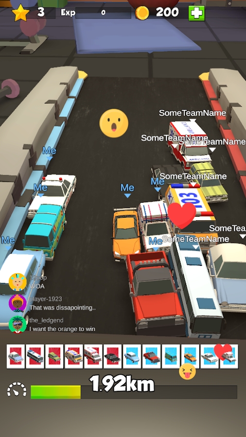 Treadmill Race Cars(跑步机赛车)