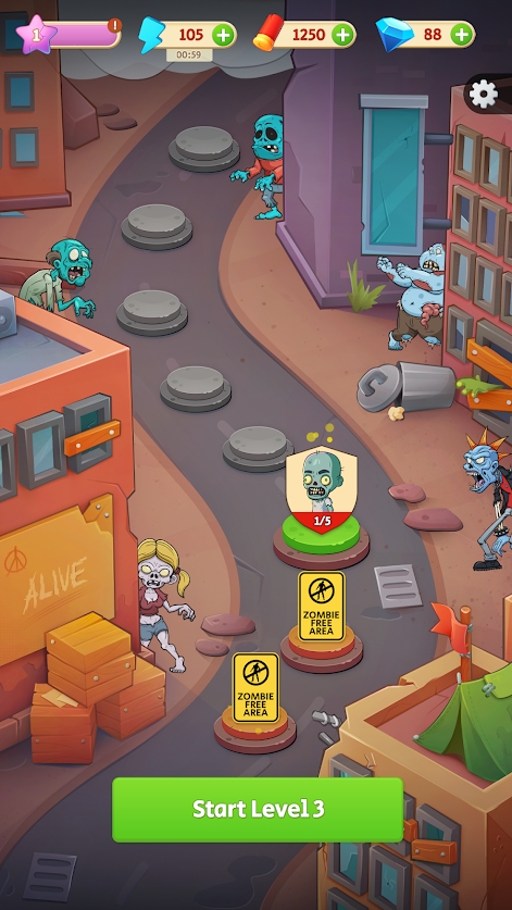 合并僵尸生存Zombie Survival