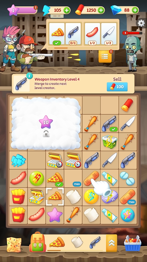 合并僵尸生存Zombie Survival