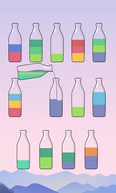 分类着色液(Water Puzzle)