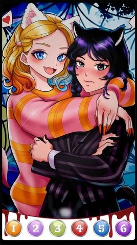 深色按数字填色 深色按数字填色