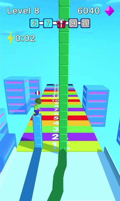 立方体堆叠冲浪竞速手游(Surf The Cube)