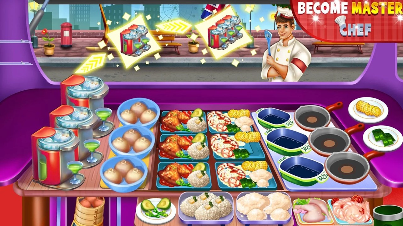食品卡车帝国Food Truck Empire Cooking Game