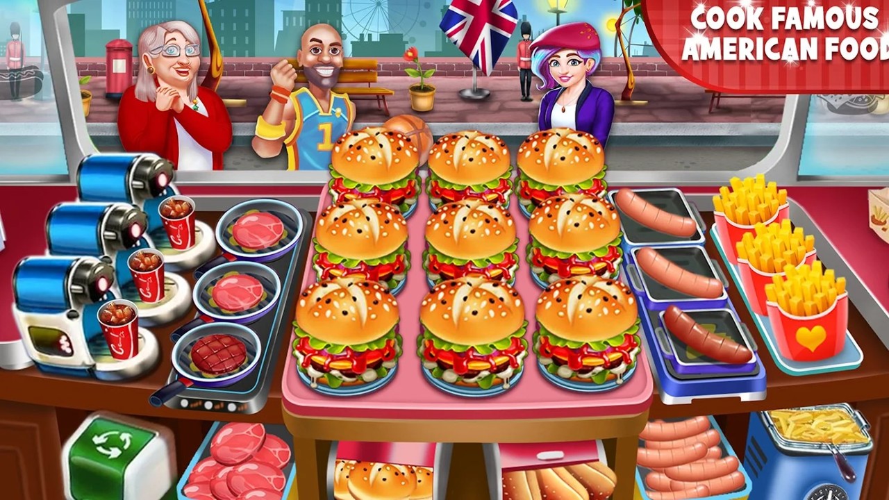 食品卡车帝国Food Truck Empire Cooking Game