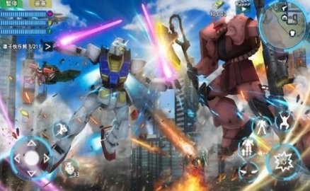 机甲战士敢达对决