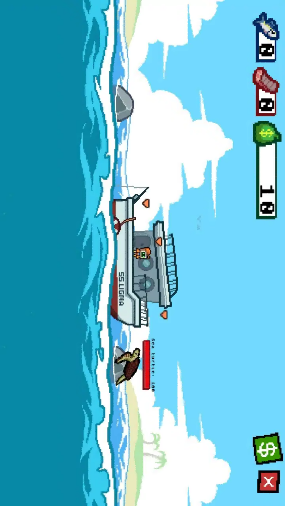 海上刮鱼鳞大师