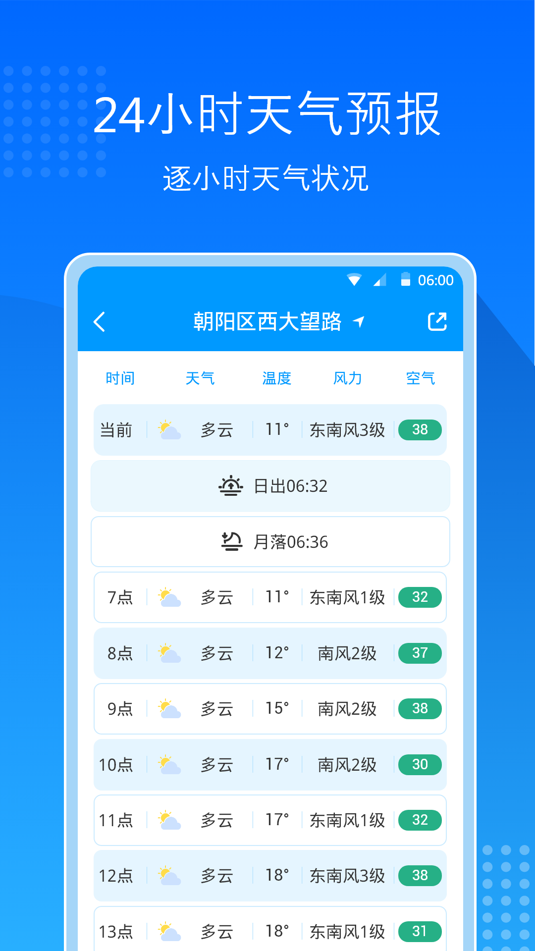 天气预报大字版app