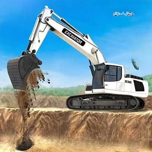 机械组装挖掘模拟