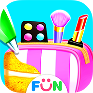 女孩化妆和蛋糕（Bag Cake）