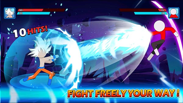 火柴人悟空格斗手游