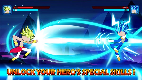 火柴人悟空格斗手游