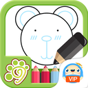 儿童涂鸦涂色画画板