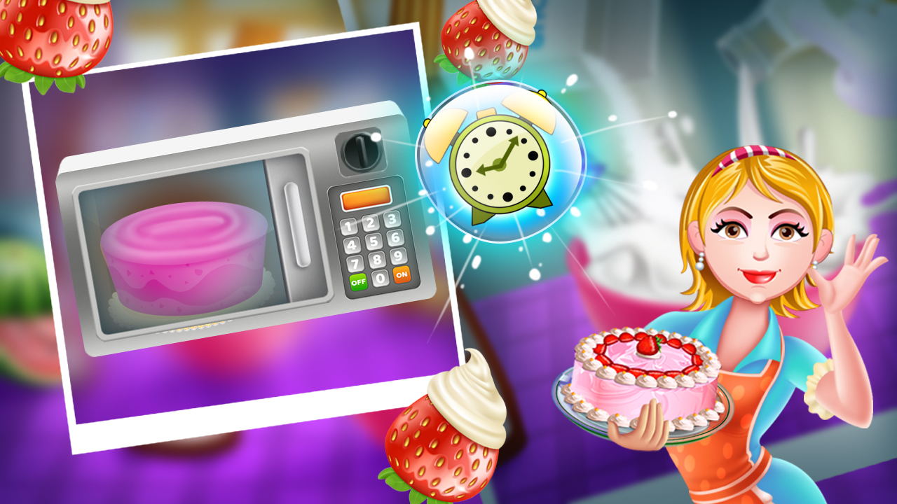 妈妈草莓蛋糕(Strawberry Cake)