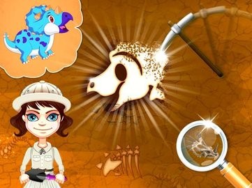 考古挖化石发现中文版(Digging Dino)