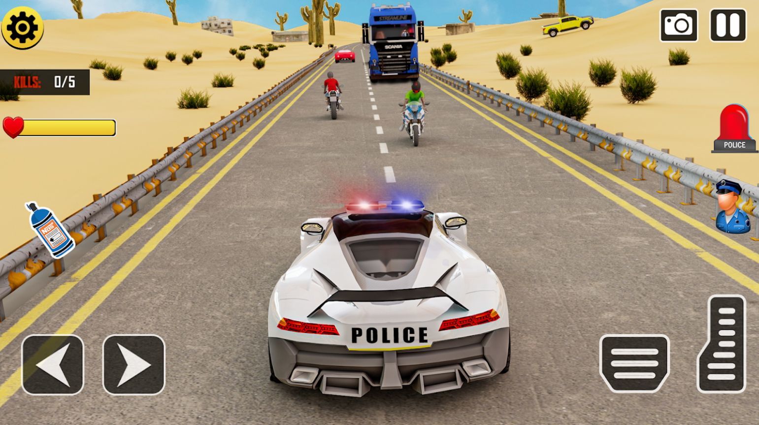 警车特技司机(Police Car Stunt Simulation 3D)