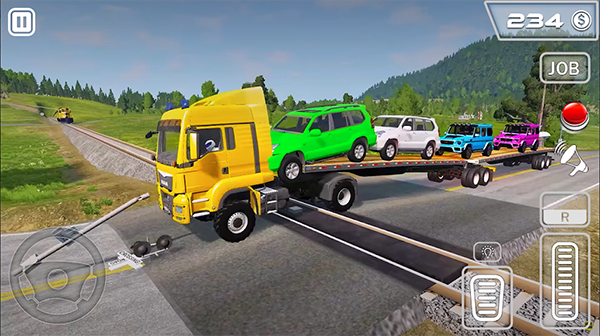 越野运输卡车Offroad Transporter Truck Game