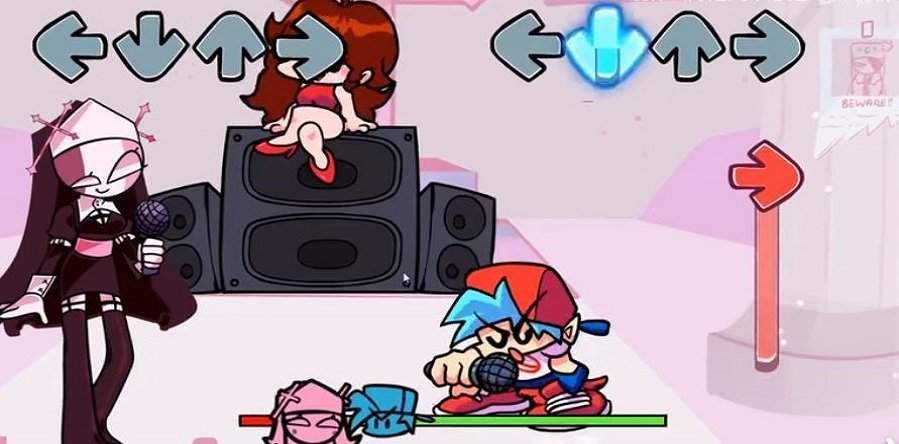 fnf修女模组(Friday Night Funkin)