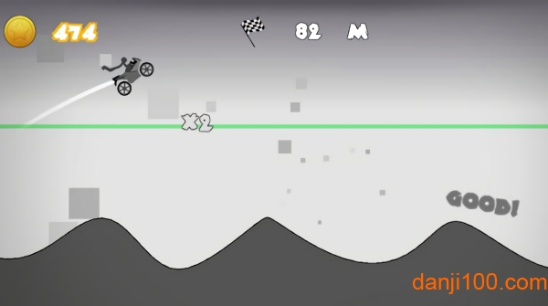 火柴人沙丘摩托手游(Stickman Racer Jump)