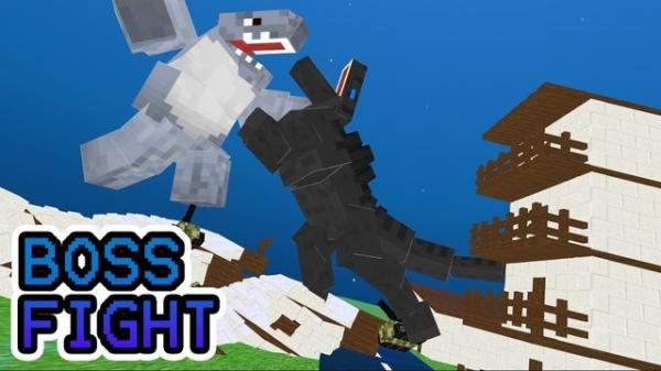 Blocky Titan Spino: City Rampage