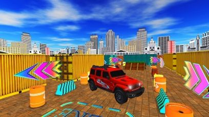 停车挑战3D模拟JeepParking