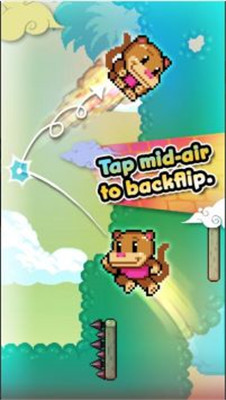 跳跳小猴翻滚巨星(WallKickers)