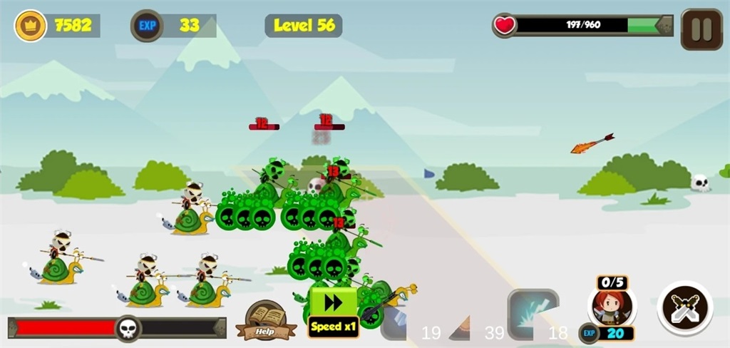 城堡防御射箭战Castle Defense