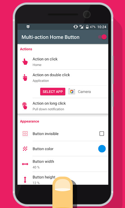 安卓虚拟HOME键APP(Multi-action Home Button)