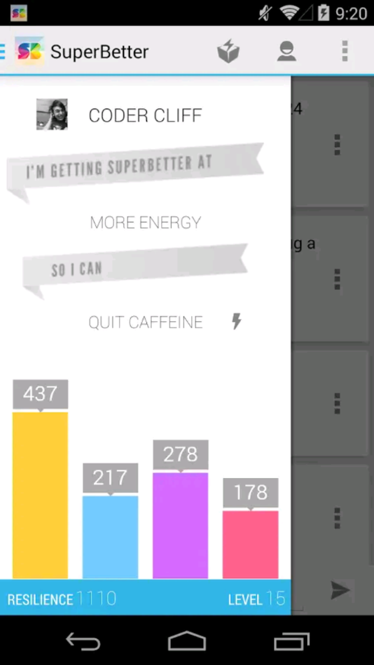 SuperBetter的社交游戏