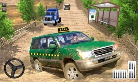 真实山地车出租车(Taxi Simulator Game)
