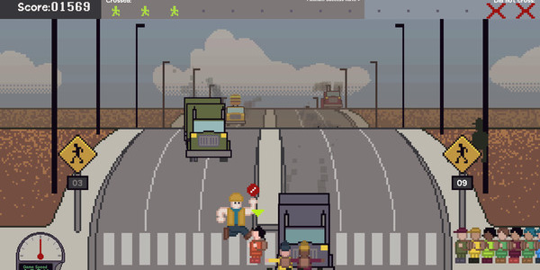 crossing guard joe手机版游戏（小朋友过马路）