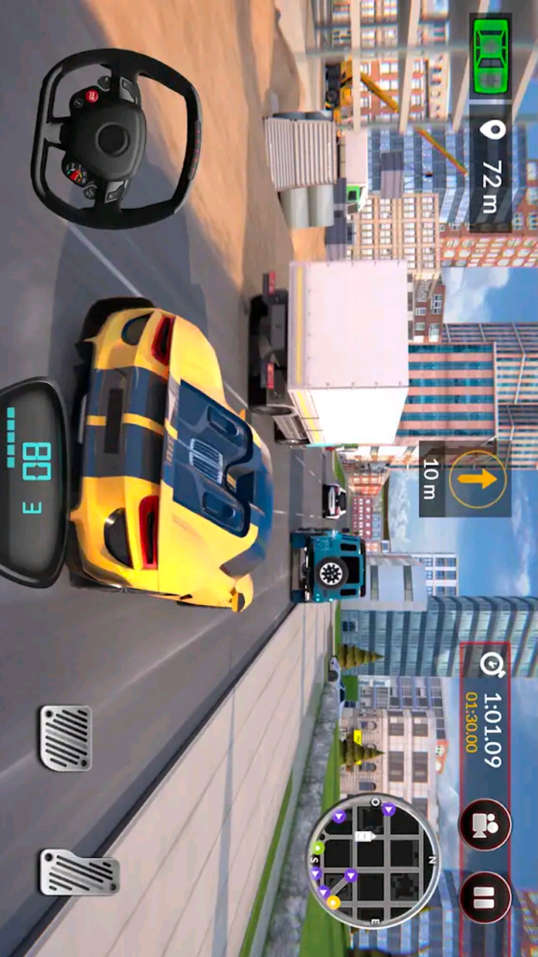 车辆自由驾驶模拟器